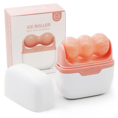 Leeshine Ice Roller visage rose – rafraîchit et tonifie la peau