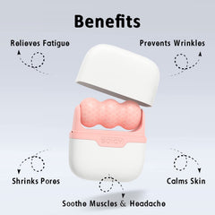 Leeshine Ice Roller yeux rose – apaise le contour des yeux