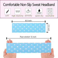 Leeven bandeau-elastique-doux-confort : ajustement souple sans serrer