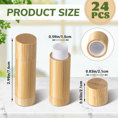 Leinuosen tube lèvres bambou rotatif intérieur plastique évite les fuites