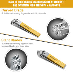 Leipple lames et outils en acier inoxydable avec tranchants nets.