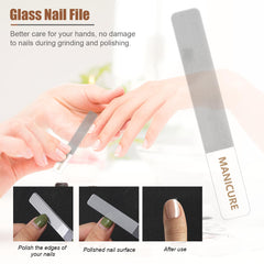 Leipple Lime ongles inox professionnelle, lime douce et efficace pour une finition lisse.