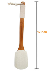 Leotruny détail texture loofah naturel pour exfolier en douceur.