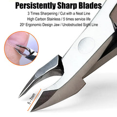 Lames affûtées LePinko, coupe nette et rapide des cuticules.