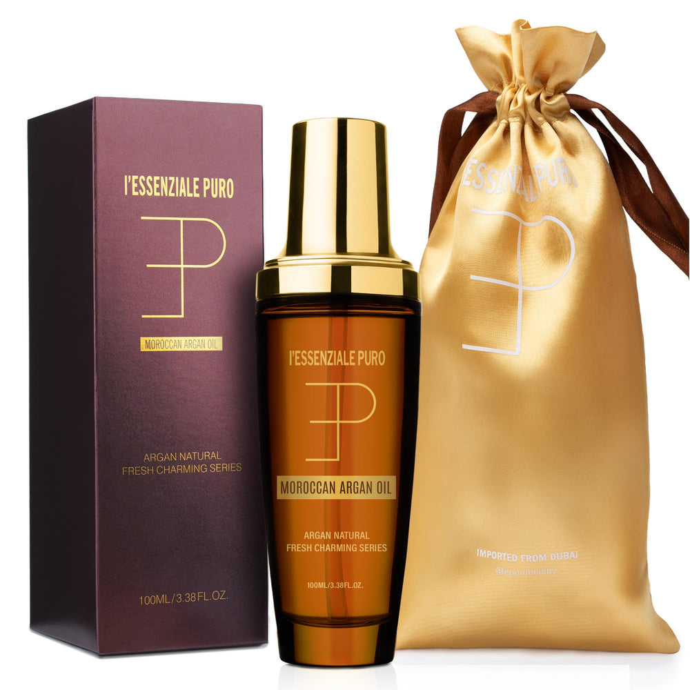 LEPURO Dubai – emballage luxueux de l'huile d'argan marocain.