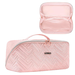 Leudes trousse coiffure avec ouverture à plat pour accès rapide.
