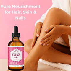 Leven Rose huile argan visage – hydratation légère et éclat naturel