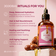 Soin des cheveux: massage des pointes avec l'huile Leven Rose pour hydration.