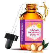 Leven Rose sérum argan: bouteille lumineuse prête à hydrater et revitaliser la peau.