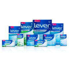 Emballage Lever 2000: produit pratique et abordable pour votre routine douche.