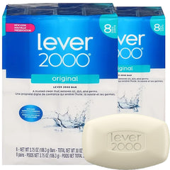 Lever 2000 Savon Original en barre pour mains et corps, nettoyage en douceur.