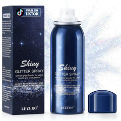 Lezero Body Glitter Spray – bouteille scintillante prête pour briller en soirée