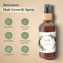Lia Organics Feuilles romarin : extrait naturel et parfum frais.