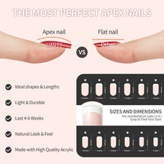 Ongles LIARTY à pose rapide, durables et faciles à retirer.