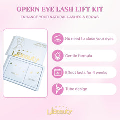 Libeauty kit levage cils rouleaux : les rouleaux suivent la courbe naturelle.