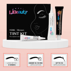 Libeauty lotion douceur pour cils et sourcils, douce pour la peau.