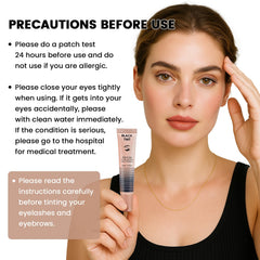 Libeauty outils inclus pour coloration cils et sourcils, utilisation facilitée