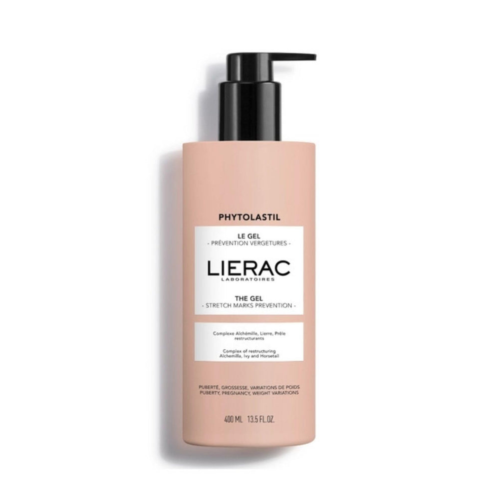Lierac Phytolastil Gel prévient les vergetures sur le ventre et hydrate la peau.