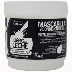 Masque capillaire LIGAO DE LECHE, emballage 16onces, soin nourrissant