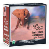 Light Mountain Henna Coloration – Boîte 4 oz, couleur naturelle et durable.
