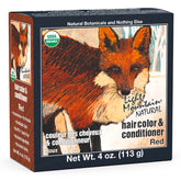 Light Mountain Henné Color – Bouteille rouge naturelle pour cheveux, couleur durable