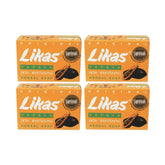 Coffret Likas Papaye Original avec 4 barres prêt à l'usage quotidien.