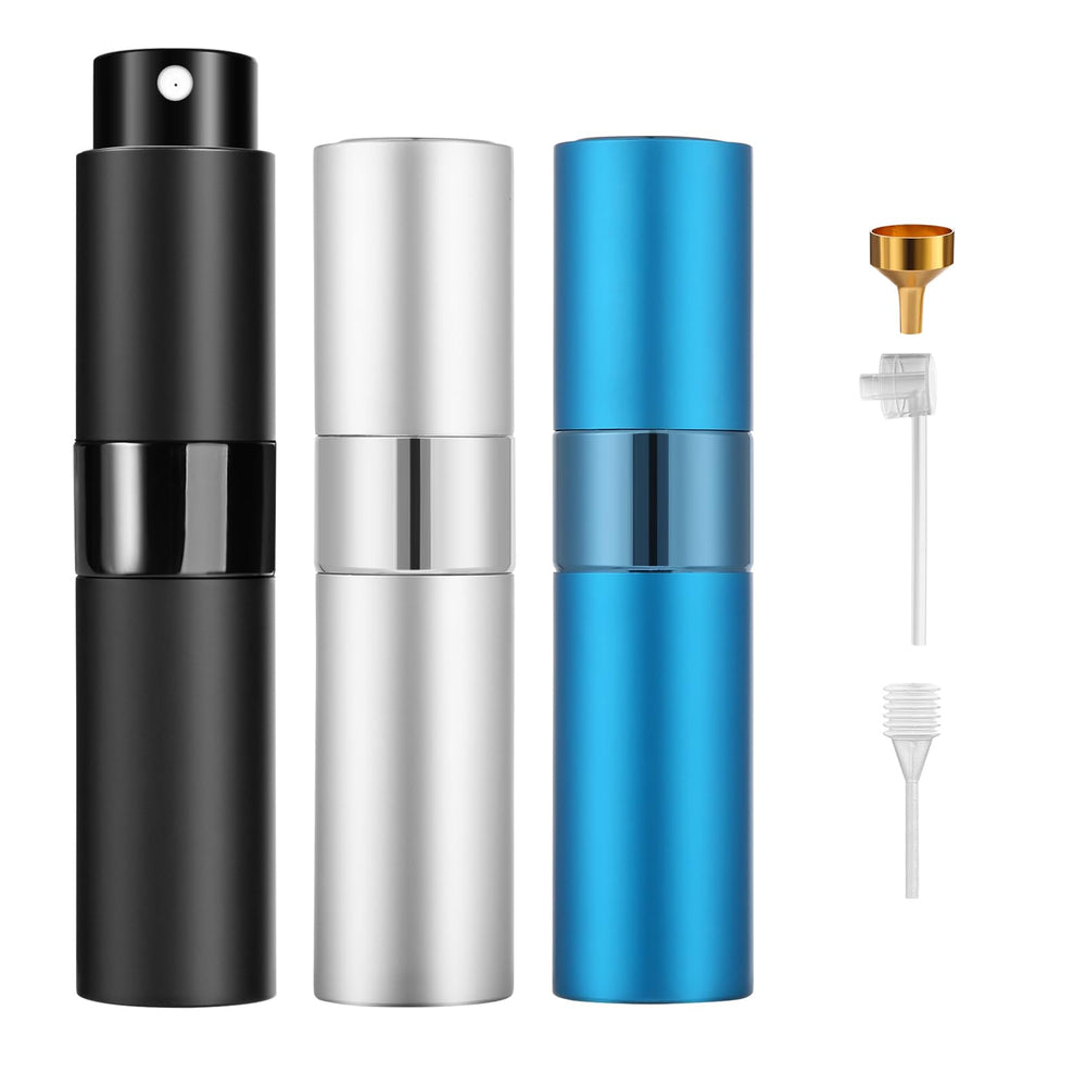 Likealot atomiseur voyage 8 ml noir, pratique et discret pour vos déplacements.