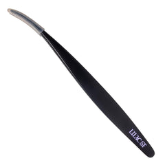 Lilac St applicateur cils: ergonomique et courbe pour une pose précise.