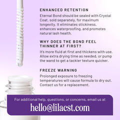Lilac St Eternal Bond Clear – séchage rapide pour un fini net.