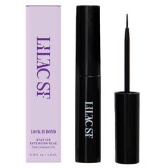 Lilac St Lock-It-Bond noir, embout pinceau pour une application précise.