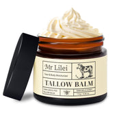Baume Lilei Beauty à la graisse de boeuf, pot, hydratation durable.