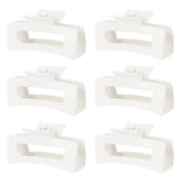 LILIEBE pinces-claw 3-5 pouces blanc, maintien ferme sans tirer les cheveux.