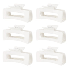 LILIEBE pinces-claw 3-5 pouces blanc, maintien ferme sans tirer les cheveux.