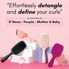 Brosse Lily England pour boucles, définition et douceur lors du coiffage.