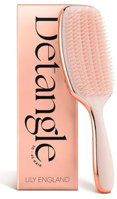 Brosse démêlante Lily England pour cheveux crépus 2c-4c, démêlage en douceur.