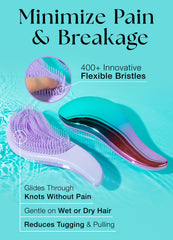 Brosse Lily England démêlante pour cheveux fins protège les mèches délicates