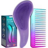 Brosse Lily England détanglante avec dents larges pour démêlage rapide