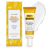 LILY SADO Milk+Manuka flacon visible, soin contour des yeux hydratant
