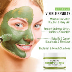 LILY SADO Parsley Licorice Balance Mask helps balance oil