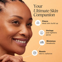 LilyAna Naturals Charbon Gommage Visage: texture granuleuse prête à exfolier