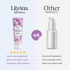 LilyAna Naturals Charbon: ingrédients naturels mis en avant pour soin pur