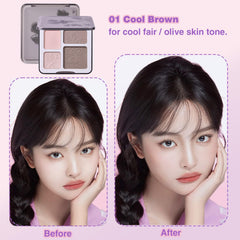 Lilyloria teintes contour matte: contrôle précis et look sculpté longue tenue.