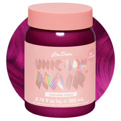 Lime Crime Chocolate Cherry : bouteille de teinture vegan prête à l’emploi.