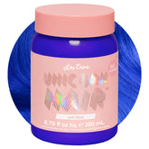 Lime Crime teinture licorne Peri Dust dans la bouteille, couleur vive prête.