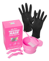 Lime Crime Unicorn Hair Color Prep Kit, bol antidérapant pour une application propre.