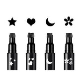 Linble tampon visage étoile : stamping précis pour un look ludique sur le visage.