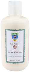 Lindi Skin lotion corporelle pour peau sensible, hydratation douce et durable.
