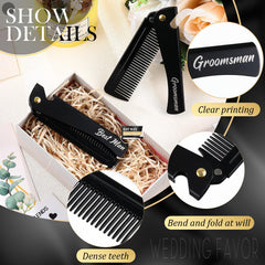 Peigne Lineshading à barbe compact pour voyage et rangement facile