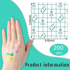 Film transparent de la palette Linyuthia facilitant le retrait.