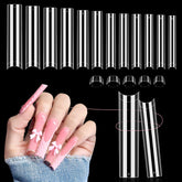 Prolongements d'ongles sans courbe LIONVISION 3XL, faciles à poser et naturels.